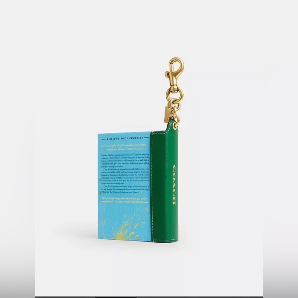 SOLD ๐๏ธ Coach Book Bag Charm - Little Fires Everywhere By Celeste Ng - Picture 2 of 8